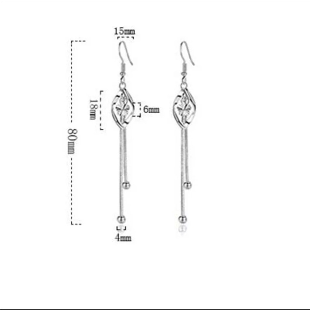 Sterling Silver 925 Earrings - Picture 5 of 5